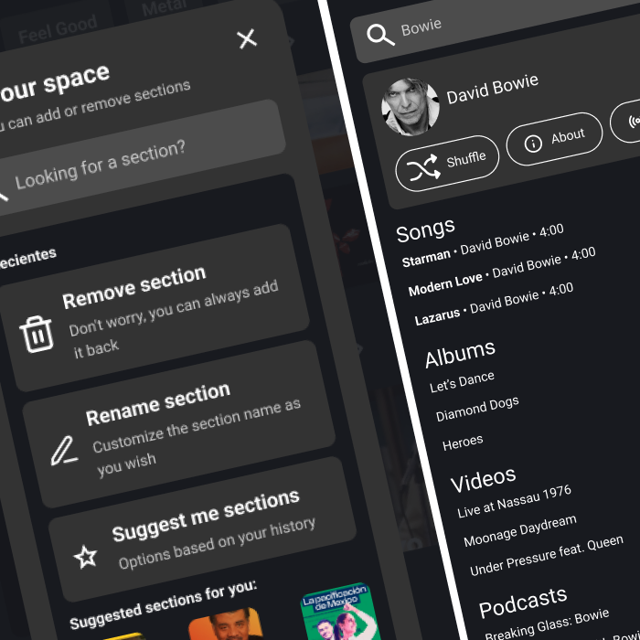 youtube music edit space